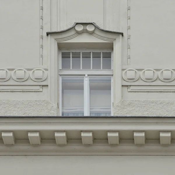 Ventana Edificio Antiguo Praga Vieja 2019 —  Fotos de Stock