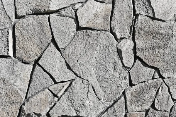 Fragment Wall Chipped Stone — Stock Photo, Image