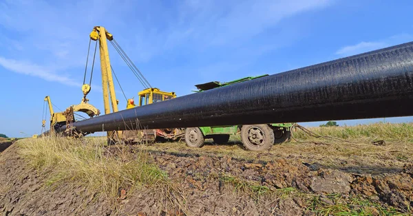 Máquina Pipelayer Trabalho — Fotografia de Stock