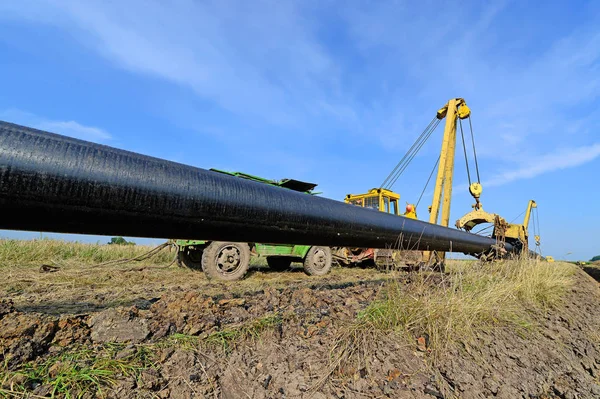 Pipelayer Stroj Práci — Stock fotografie