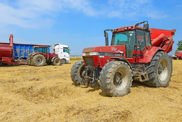 Agricultural Machinery Working Rural Field — Photo