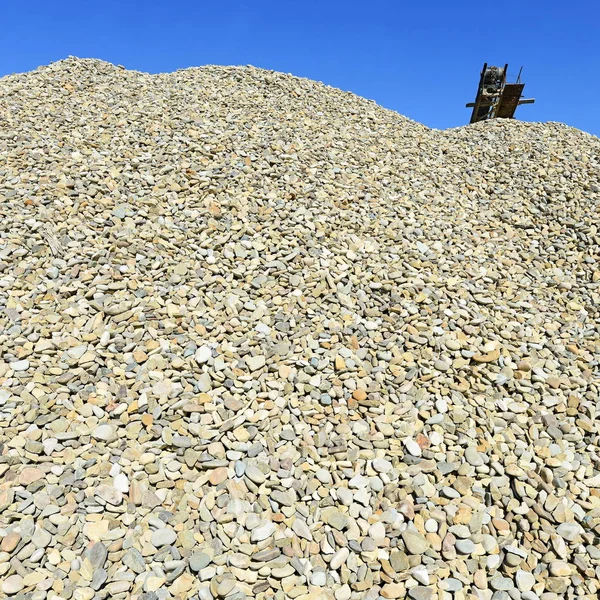 Pico Pedregulho Canteiro Obras — Fotografia de Stock