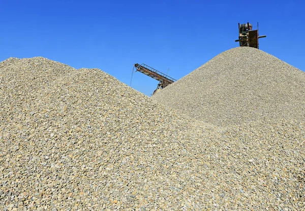 建設現場の瓦礫の山 — ストック写真