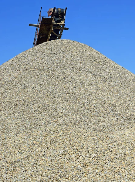 Pico Pedregulho Canteiro Obras — Fotografia de Stock