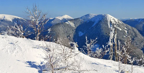 Beautiful Landscape Snow Covered Mountains — Stock Photo, Image