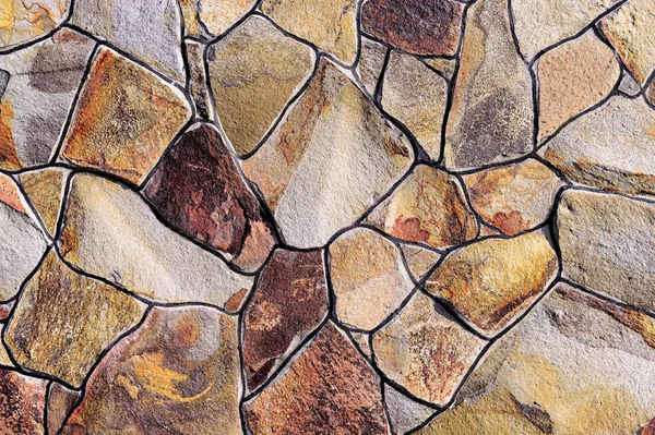 Fragment Wall Chipped Stone — Stock Photo, Image