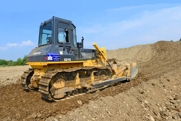 Bulldozer Travaillant Carrière — Photo