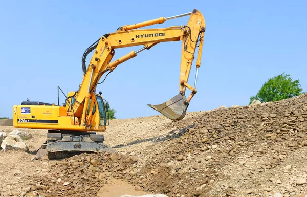 Excavator Working Quarry — Stock fotografie