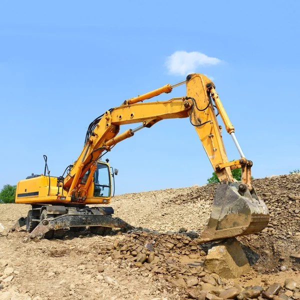 Excavator Working Quarry — Stock Photo, Image