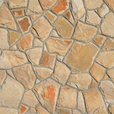 Çatlamış bir taştan bir duvar parçası.