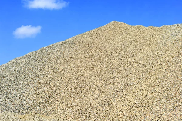 Pile Washed River Gravel — Stock Photo, Image