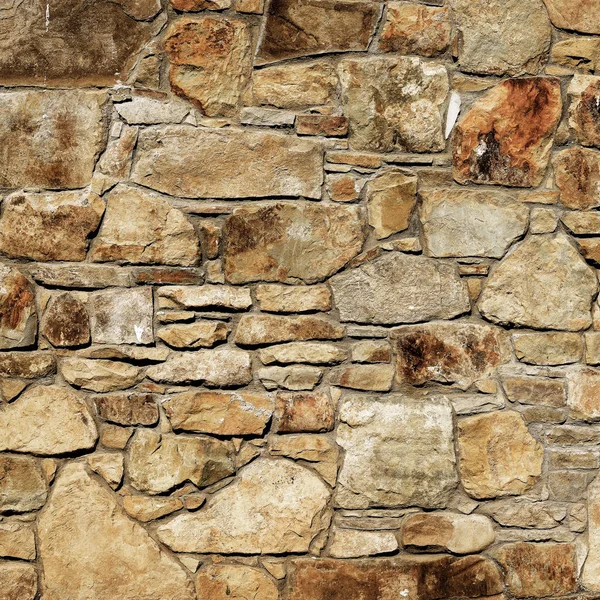 Fragmento Una Pared Una Piedra Astillada — Foto de Stock