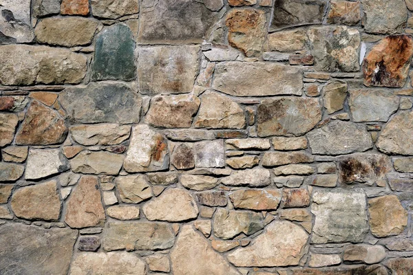 Fragmento Uma Parede Uma Pedra Lascada — Fotografia de Stock