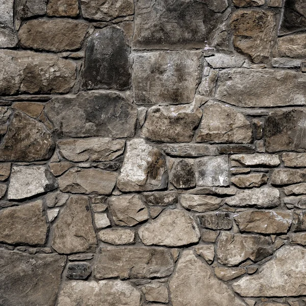 Fragmento Uma Parede Uma Pedra Lascada — Fotografia de Stock