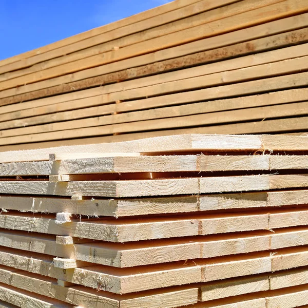 Eaves Board Stacks — Stock Photo, Image