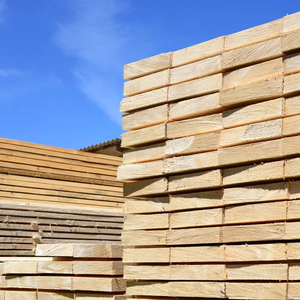 Eaves Board Stacks — Stock Photo, Image