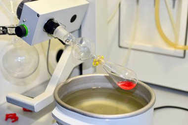 PRAG, CZECH Cumhuriyet - 25 Mayıs 2019: Laboratuvar ekipmanları. Organik ve Biyokimya Enstitüsü