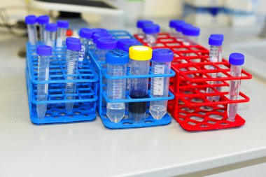 PRAGUE, CZECH REPUBLIC - May 25, 2019: Laboratory equipment. Institute of Organic and Biochemistry