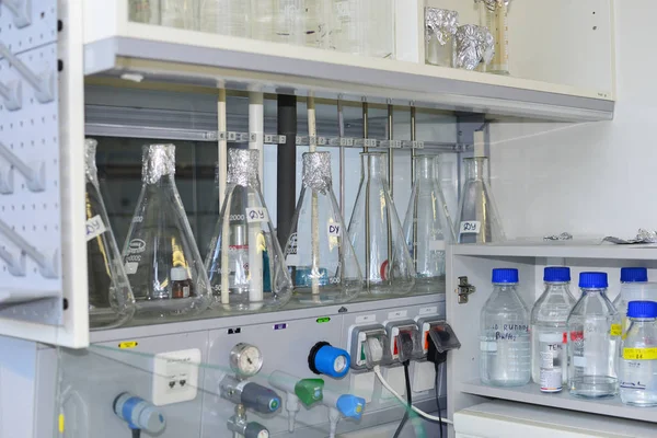 Prague Czech Republic May 2019 Laboratory Equipment Institute Organic Biochemistry — Fotografia de Stock