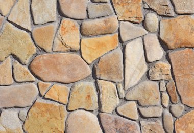 Ezilmiş taş duvar kaplama. Doku.