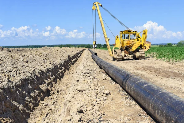Pipe Layer Repair Pipeline — Stock Photo, Image