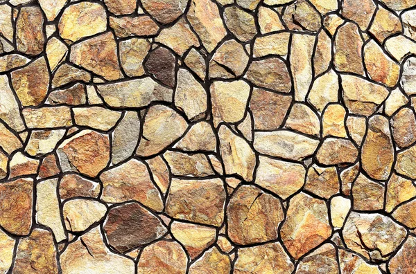 Fragment Wall Chipped Stone — Stock Photo, Image