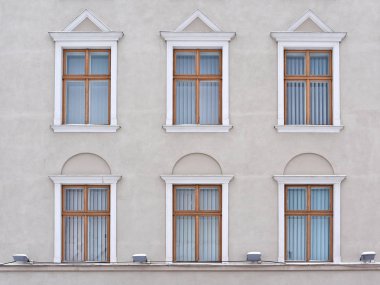 Eski bir binanın pencere. 