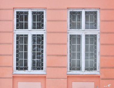 Eski bir binanın pencere. 