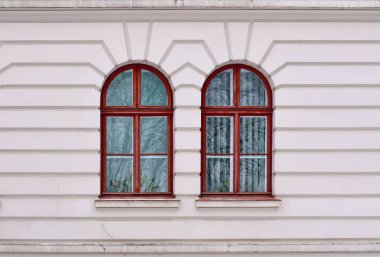 Eski bir binanın pencere. 