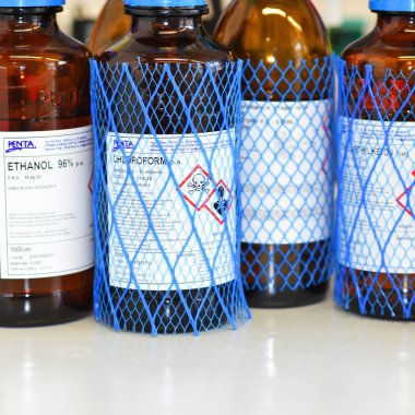 PRAGUE, CZECH REPUBLIC - May 25, 2019: Laboratory equipment. Institute of Organic and Biochemistry