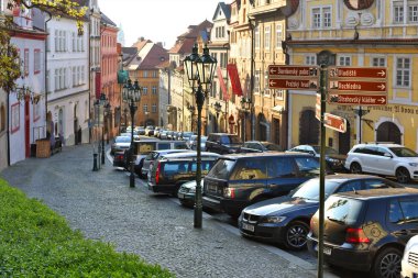 Prag 'ın antik mimarisi.