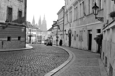 Prag 'ın antik mimarisi.