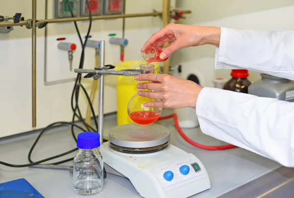 Prag Tschechische Republik Mai 2019 Wissenschaftler Labor Institut Für Organische — Stockfoto