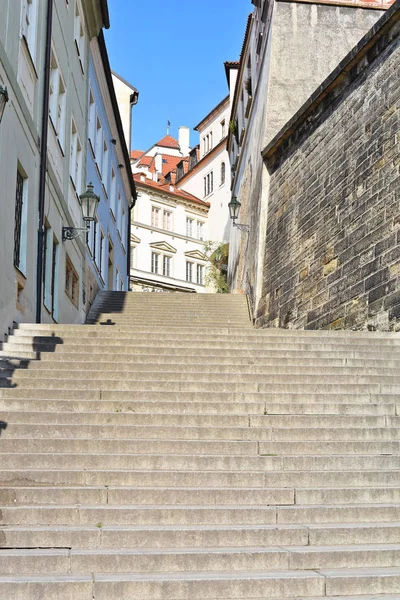 Antike Architektur Der Prager Altstadt — Stockfoto