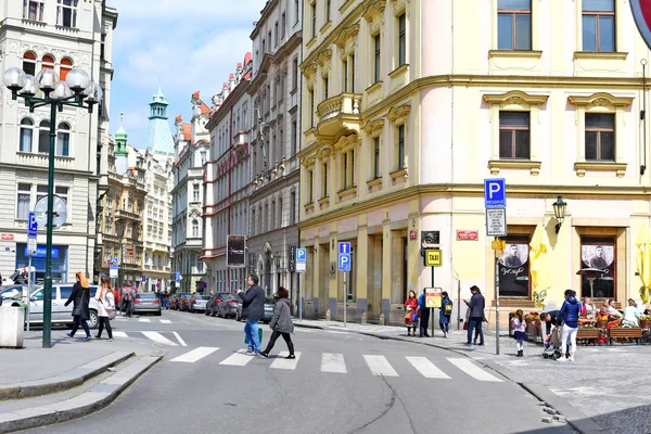 Street View Old Town Prague — 图库照片