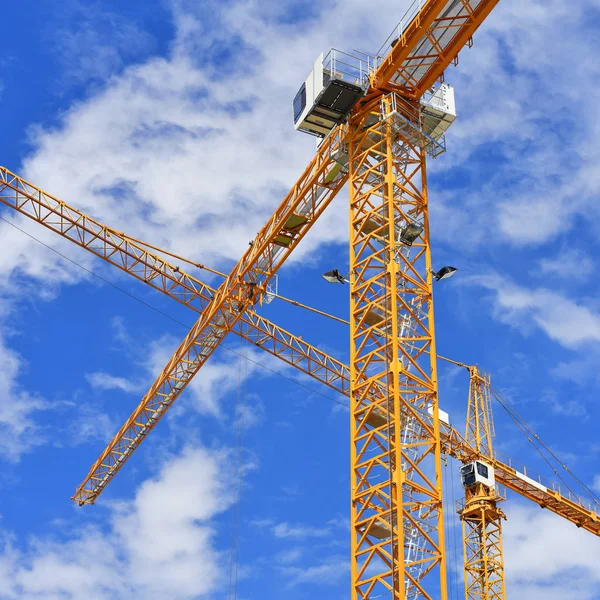 Vienna Austria May 2017 Austria May 2017 Tower Building Cranes — Stock Photo, Image