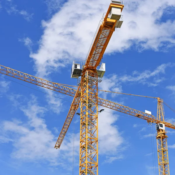 Vienna Austria May 2017 Austria May 2017 Tower Building Cranes — Stock Photo, Image