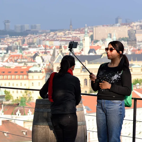 2017 Czech 출판물 프라하 관중석 데크에서 보인다 — 스톡 사진