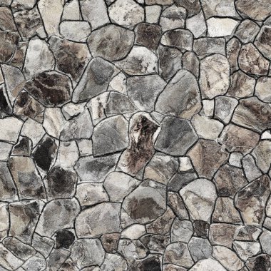 Çatlamış bir taştan bir duvar parçası.