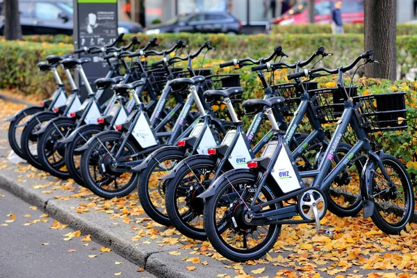 Zürich Zwitserland November 2018 Fiets Verhuur Station — Stockfoto