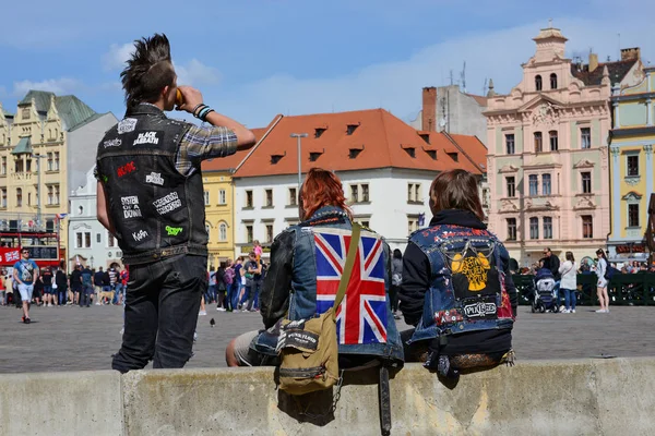 Pilsen Czech Republic May 2018 Representatives Youth Subculture Punks Republic — Stock Photo, Image
