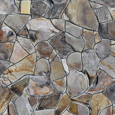 Çatlamış bir taştan bir duvar parçası.. 