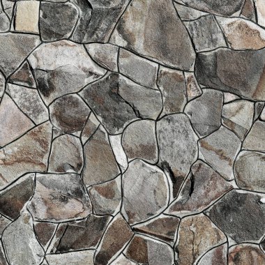 Çatlamış bir taştan bir duvar parçası.. 