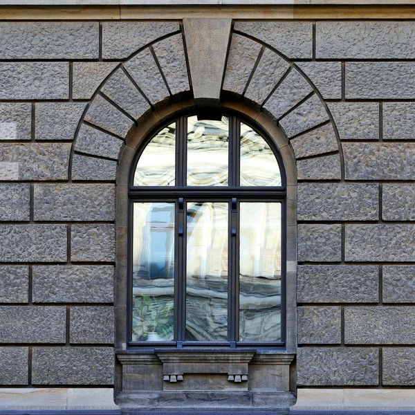 Window of an ancient building. Dresden, Federal Republic of Germany  2018.