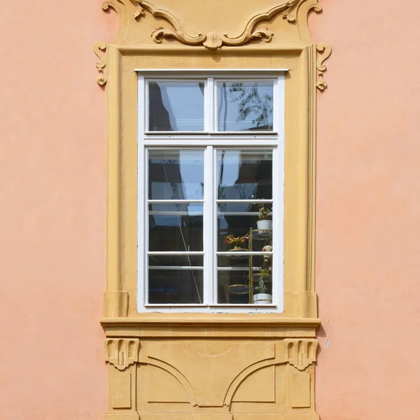 Pencere Eski Bir Bina Eski Prag 2018 — Stok fotoğraf