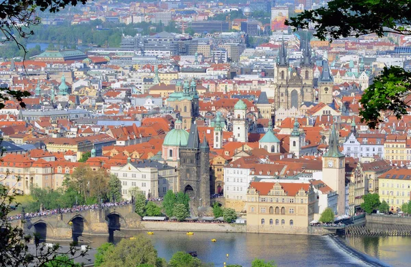 Praga República Checa Mayo 2018 Vista Ciudad Vieja Desde Arriba — Foto de Stock