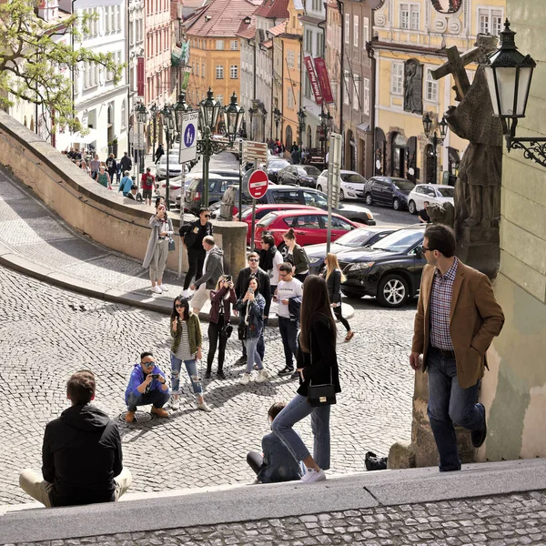 Prague República Checa Maio 2018 Ruas Antiga Praga — Fotografia de Stock