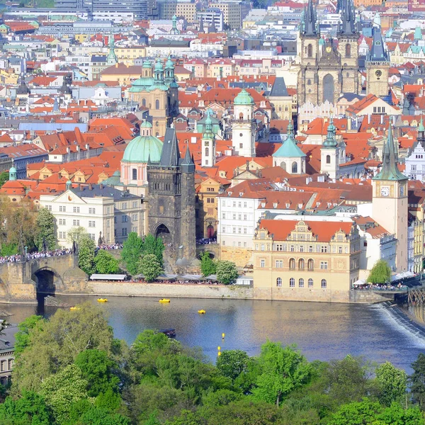 Praga República Checa Mayo 2018 Vista Ciudad Vieja Desde Arriba — Foto de Stock