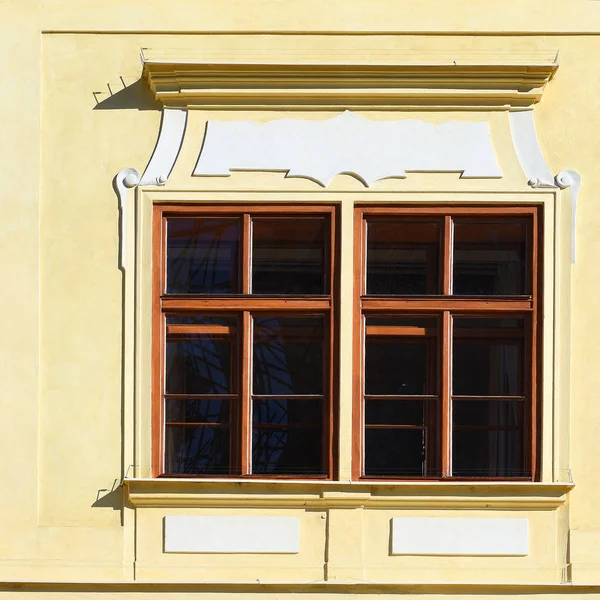 Fenster Eines Antiken Gebäudes Altes Prag 2018 — Stockfoto