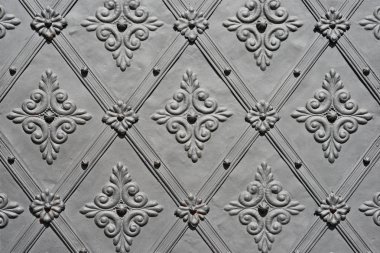 Antik metal dokulu dekoratif bindirmeleri ve sahte. Kapı, kapı, Panjur 